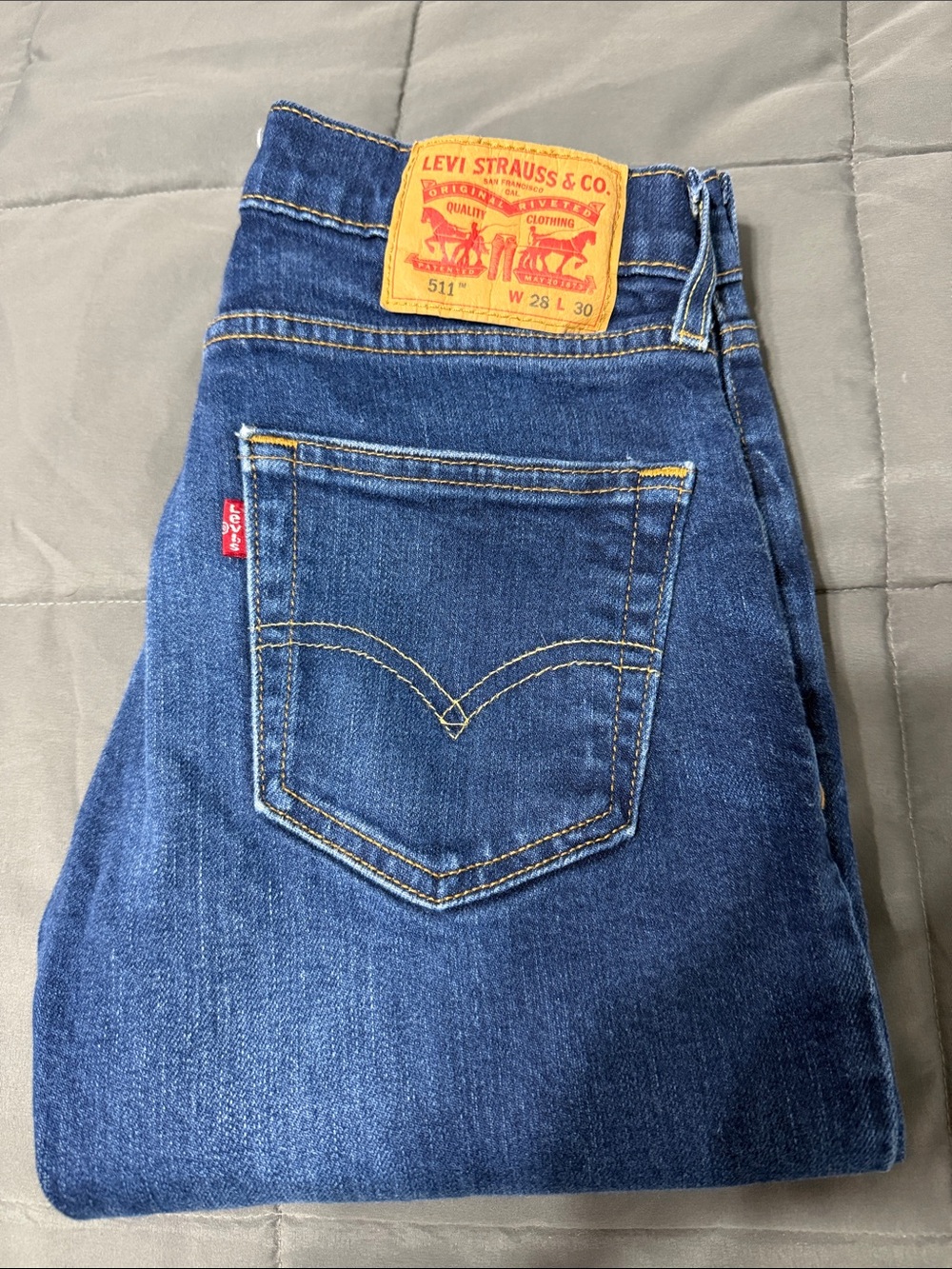 Levi’s 511 jeans. Size 28x30
